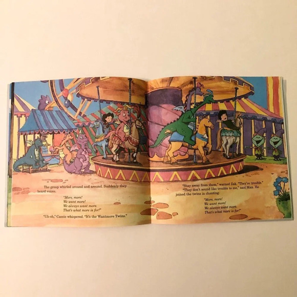 2002 Dragon Tales Too  Much Fun Random House Pictureback Book - Picture 12 of 16